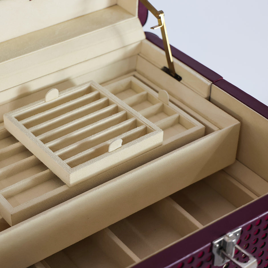 Mini-malle à bijoux royale