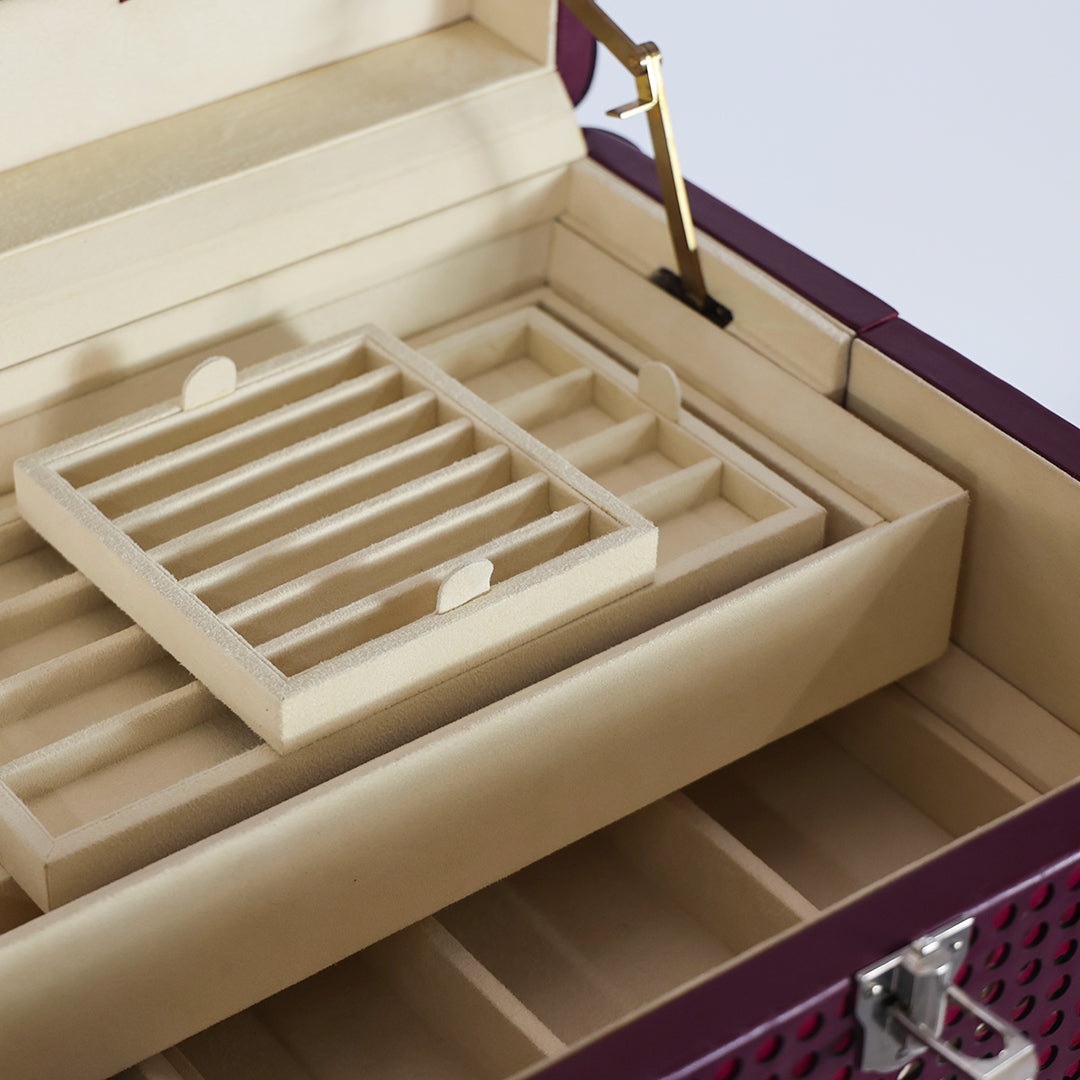 Mini-malle à bijoux royale